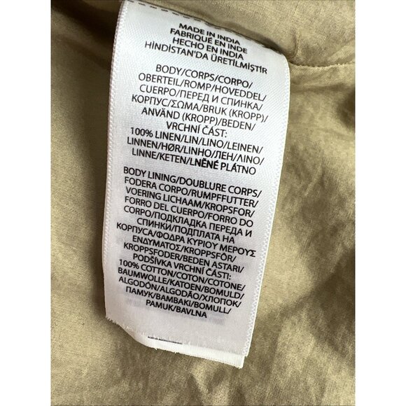 Polo Ralph Lauren 4XLT Mens Check Linen Harrington Plaid Madras Jacket Big Tall - Picture 9 of 11